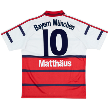 1998-00 Bayern Munich Maillot extérieur Matthaus #10 - 7/10 - (XL.Boys)