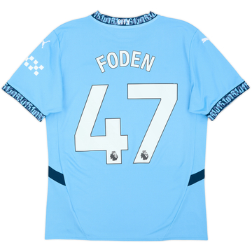 2024-25 Manchester City Maillot domicile Foden #47 - 8/10 - (M)