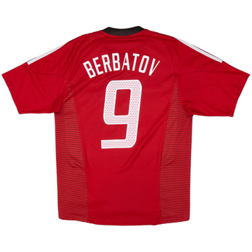 2002-04 Bayer Leverkusen Maillot Domicile Berbatov #9 - 7/10 - (S)