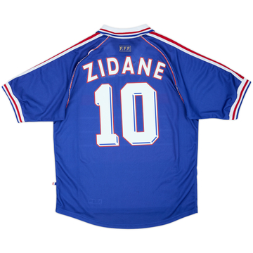 1998-00 France Maillot Domicile Zidane #10 - 8/10 - (L)