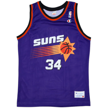 1992-96 Phoenix Suns Barkley #34 Champion Maillot extérieur - 9/10 - (L)