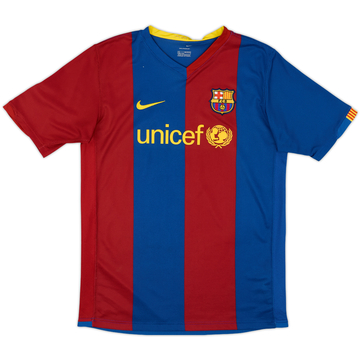 2006-07 Barcelona Maillot domicile - 8/10 - (XL.Boys)