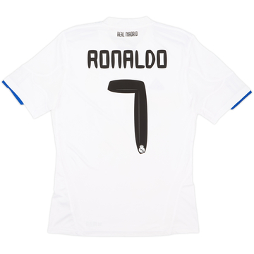 2010-11 Real Madrid Maillot Domicile Ronaldo #7 - 8/10 - (S)