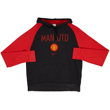 2009-10 Manchester United Nike Sweat-shirt à capuche - 8/10 - (XL)