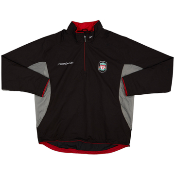 2002-03 Liverpool Reebok Haut d'entraînement 1/4 zip - 8/10 - (L)