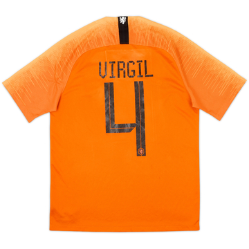 2018-19 Maillot domicile Pays-Bas Virgil #4 - 5/10 - (M)