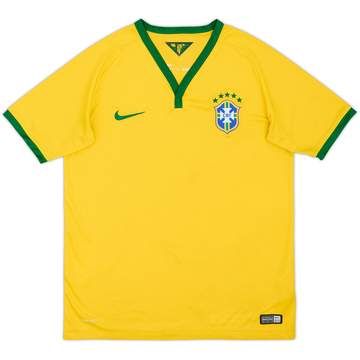 2014-15 Brazil Maillot Domicile - 6/10 - (XL.Boys)