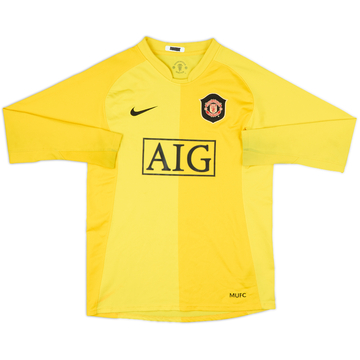2006-07 Manchester United Maillot GK - 9/10 - (L.Boys)