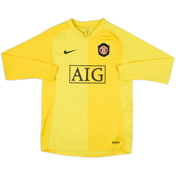 2006-07 Manchester United Maillot GK - 9/10 - (L.Boys)