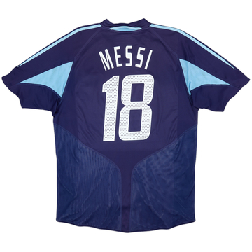 2004-05 Argentina Maillot extérieur Messi #18 - 8/10 - (L)