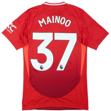 2024-25 Manchester United Maillot Domicile Mainoo #37 - 6/10 - (S)