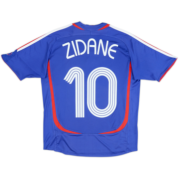 2006-07 Maillot domicile France Zidane #10 - 8/10 - Garçons L