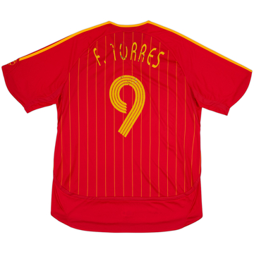 2006-08 Maillot domicile Espagne F. Torres #9 - 5/10 - (XL)