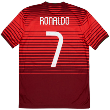 2014-15 Portugal Maillot Domicile Ronaldo #7 - 6/10 - (M)