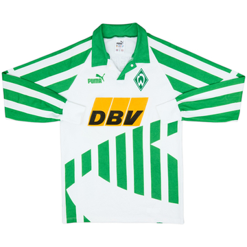 1994-95 Werder Bremen Maillot domicile manches longues - 8/10 - (S)