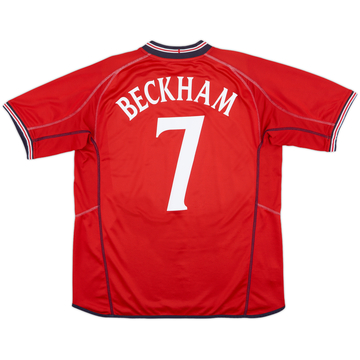 2002-04 England Maillot extérieur Beckham #7 - 6/10 - (XL)