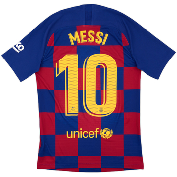 2019-20 Barcelona Maillot domicile authentique Messi #10 - 8/10 - (S)