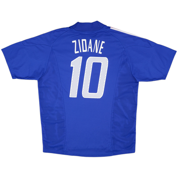 2002-04 France Maillot Domicile Zidane #10 - 7/10 - (L)