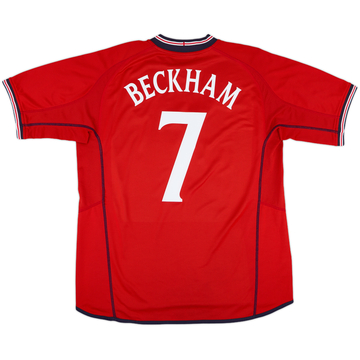 2002-04 England Maillot extérieur Beckham #7 - 6/10 - (XL)
