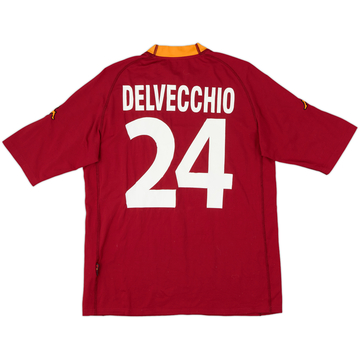 2000-01 Roma Maillot domicile Delvecchio #24 - 6/10 - (XL)