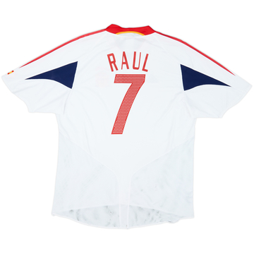 2004-06 Espagne Maillot Extérieur Raul #7 - 6/10 - (XL)