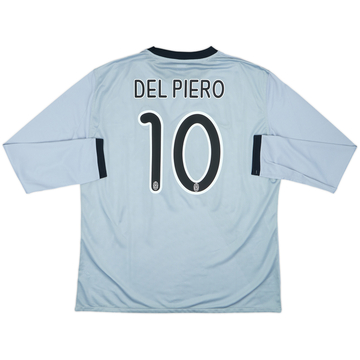 2009-10 Juventus Maillot extérieur manches longues version joueur Del Piero #10 (XXL)