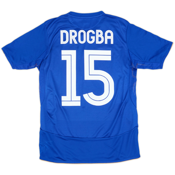 2005-06 Chelsea Maillot Domicile Centenaire Drogba #15 - 7/10 - (XL.Boys)