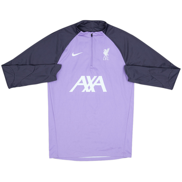 2023-24 Liverpool Nike 1/4 Zip Haut d'entraînement - 7/10 - (S)