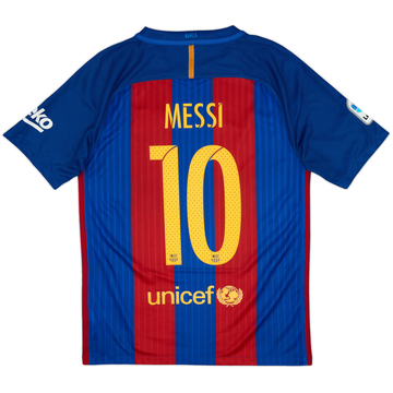 2016-17 Barcelona Maillot domicile Messi #10 - 8/10 - (S)
