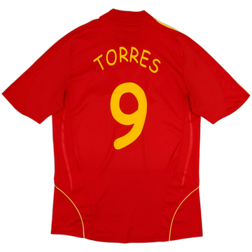 2007-09 Maillot domicile Espagne Torres #9 - 8/10 - (M)