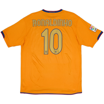 2006-08 Barcelona Maillot extérieur Ronaldinho #10 - 8/10 - (XL)