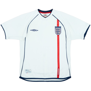 2001-03 England Maillot Domicile - 5/10 - (S)