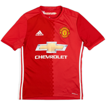 2016-17 Manchester United Maillot Domicile - 5/10 - (L.Boys)