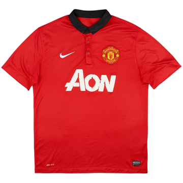 2013-14 Manchester United Maillot Domicile - 5/10 - (L)