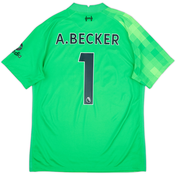 2021-22 Liverpool Maillot Gardien MC A.Becker #1 - 10/10 - (M)