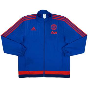 2015-16 Manchester United adidas Veste de survêtement - 8/10 - (L)