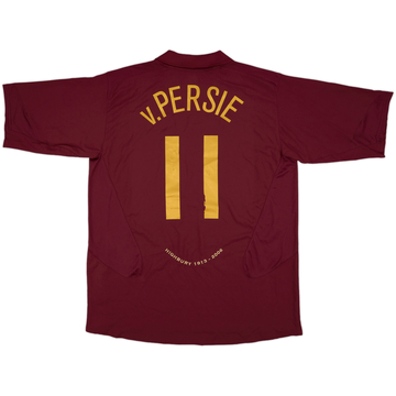 2005-06 Arsenal Maillot domicile v.Persie #11 (XXL)
