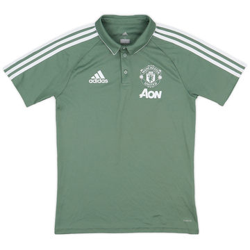 2017-18 Manchester United adidas Polo - 9/10 - (S)