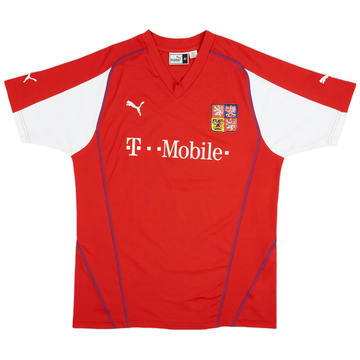 2004-05 Czech Republic Maillot domicile basique - 5/10 - (XL)