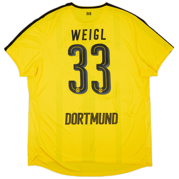 Maillot domicile Borussia Dortmund 2016-17 Weigl #33 - 6/10 - (3XL)