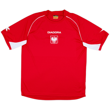 2007-08 Diadora Maillot template (Pologne) - 8/10 - (M)