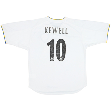 2000-02 Leeds United Maillot Domicile Kewell #10 - 6/10 - (M)