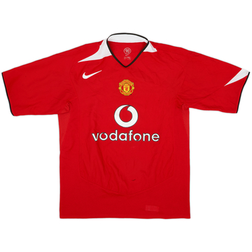 2004-06 Manchester United Maillot domicile - 5/10 - (XL.Boys)
