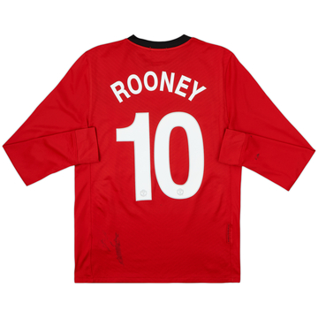 2009-10 Manchester United Maillot Domicile ML Rooney #10 - 6/10 - (S)