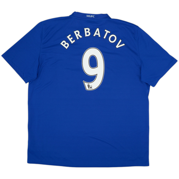 2008-09 Manchester United Maillot third Berbatov #9 - 9/10 - (XXL)