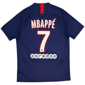 Maillot Domicile Paris Saint-Germain 2019-20 Mbappe #7 - 10/10 - (M)