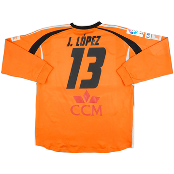 2007-08 Albacete Maillot de match GK J. Lopez #13