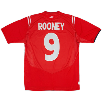 2004-06 Maillot extérieur Angleterre Rooney #9 - 7/10 - (M)
