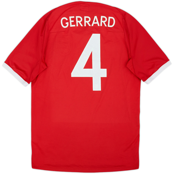 2010-11 Maillot extérieur Angleterre Gerrard #4 - 5/10 - (M)