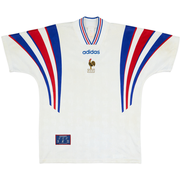 1996-98 France Maillot extérieur - 4/10 - (M)